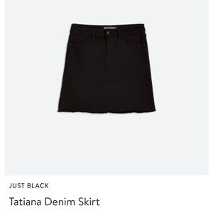 Just Black Tatiana Denim Skirt